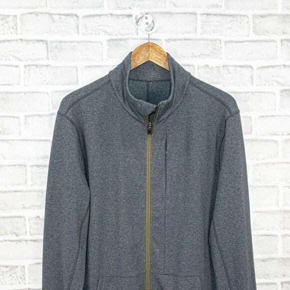 Lululemon Men's Full Zip Teck Jacket Multi pocket in Char Gray Size Large - Picture 5 of 9